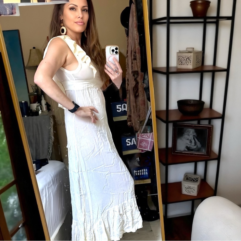 Spell and the Gypsy Collective RARE ivory Woodstock dress vintage - Picture 8 of 8